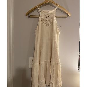 Cream white summer dress